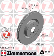 530.2462.20 ZIMMERMANN brzdový kotúč 530.2462.20 ZIMMERMANN