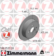 590.2577.20 Brzdový kotouč COAT Z ZIMMERMANN