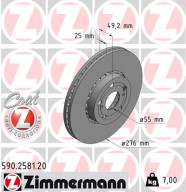 590.2581.20 Brzdový kotouč COAT Z ZIMMERMANN