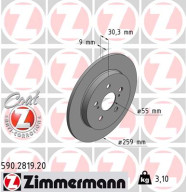 590.2819.20 Brzdový kotouč COAT Z ZIMMERMANN