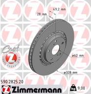 590.2825.20 Brzdový kotouč COAT Z ZIMMERMANN