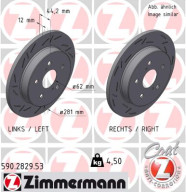 590.2829.53 ZIMMERMANN brzdový kotúč 590.2829.53 ZIMMERMANN
