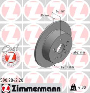 590.2842.20 Brzdový kotouč COAT Z ZIMMERMANN