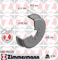 600.1961.20 Brzdový buben COAT Z ZIMMERMANN