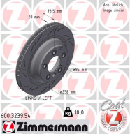 600.3239.54 Brzdový kotouč BLACK Z ZIMMERMANN