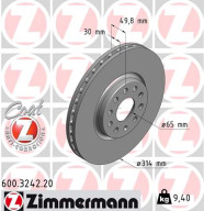 600.3242.20 Brzdový kotouč COAT Z ZIMMERMANN