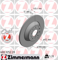 600.3252.20 Brzdový kotouč COAT Z ZIMMERMANN