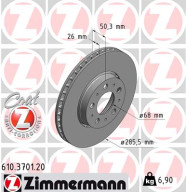 610.3701.20 Brzdový kotouč COAT Z ZIMMERMANN