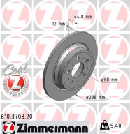 610.3703.20 Brzdový kotouč COAT Z ZIMMERMANN