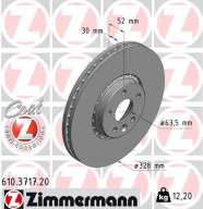 610.3717.20 Brzdový kotouč COAT Z ZIMMERMANN