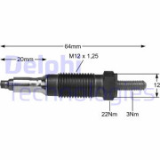 1855018 DELPHI żeraviaca sviečka 1855018 DELPHI