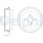 BF547 Brzdový buben DELPHI