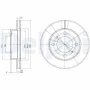 BG2891 Brzdový kotouč DELPHI
