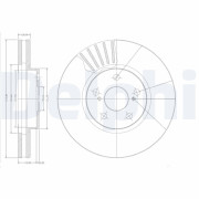 BG3189 Brzdový kotouč DELPHI