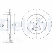 BG3607 Brzdový kotouč DELPHI