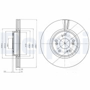 BG3978 Brzdový kotouč DELPHI