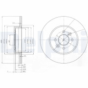 BG3992 Brzdový kotouč DELPHI