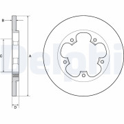 BG4681C Brzdový kotouč DELPHI