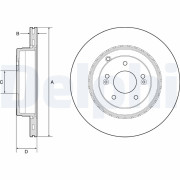 BG4794C Brzdový kotouč DELPHI