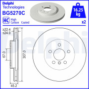 BG5270C DELPHI brzdový kotúč BG5270C DELPHI