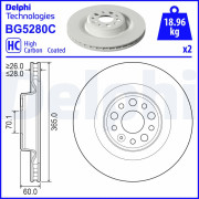 BG5280C DELPHI brzdový kotúč BG5280C DELPHI