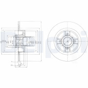 BG9029RS Brzdový kotouč DELPHI