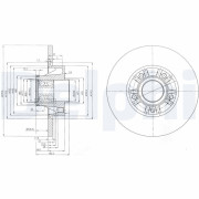 BG9031RSC Brzdový kotouč DELPHI