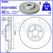 BG9156BC Brzdový kotouč DELPHI