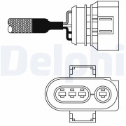 ES10977-12B1 Lambda sonda DELPHI