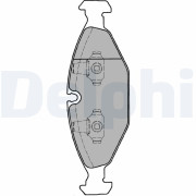 LP1000 Sada brzdových destiček, kotoučová brzda DELPHI