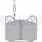 LP106 Sada brzdových destiček, kotoučová brzda DELPHI