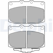 LP1060 Sada brzdových destiček, kotoučová brzda DELPHI