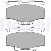 LP1070 Sada brzdových destiček, kotoučová brzda DELPHI