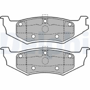 LP1162 Sada brzdových destiček, kotoučová brzda DELPHI