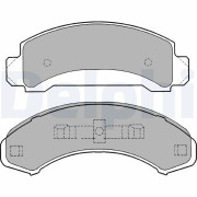 LP1168 Sada brzdových destiček, kotoučová brzda DELPHI