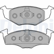 LP1249 Sada brzdových destiček, kotoučová brzda DELPHI