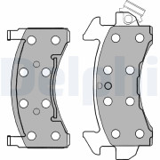 LP1258 Sada brzdových destiček, kotoučová brzda DELPHI