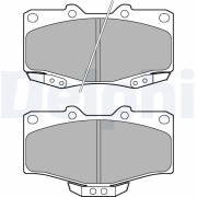 LP1405 Sada brzdových destiček, kotoučová brzda DELPHI