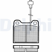 LP156 Sada brzdových destiček, kotoučová brzda DELPHI