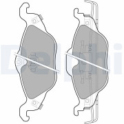 LP1673 Sada brzdových destiček, kotoučová brzda DELPHI