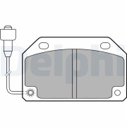LP172 Sada brzdových destiček, kotoučová brzda DELPHI