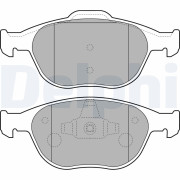 LP1724 Sada brzdových destiček, kotoučová brzda DELPHI