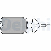 LP176 Sada brzdových destiček, kotoučová brzda DELPHI