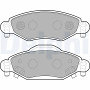 LP1840 Sada brzdových destiček, kotoučová brzda DELPHI