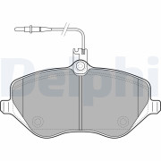 LP1891 Sada brzdových destiček, kotoučová brzda DELPHI