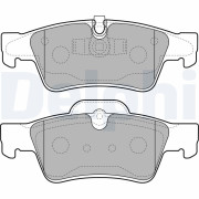 LP2124 Sada brzdových destiček, kotoučová brzda DELPHI
