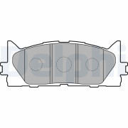 LP2169 Sada brzdových destiček, kotoučová brzda DELPHI
