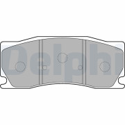 LP2216 Sada brzdových destiček, kotoučová brzda DELPHI