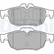 LP2259 Sada brzdových destiček, kotoučová brzda DELPHI