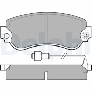 LP232 Sada brzdových destiček, kotoučová brzda DELPHI